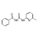 N-[(6-甲基-2-吡啶基)硫代氨基甲酰基]苯甲酰胺
