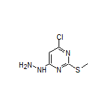 4-氯-6-肼基-2-(甲硫基)嘧啶