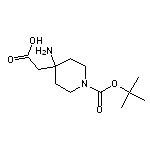 2-(1-Boc-4-氨基-4-哌啶基)乙酸