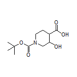 1-Boc-3-羟基哌啶-4-甲酸