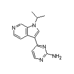 2-氨基-4-(1-异丙基-3-吡咯并[2,3-c]吡啶基)嘧啶