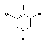 4-溴-2,6-二氨基甲苯