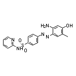 (E)-4-[(2-氨基-4-羟基-5-甲基苯基)二氮烯基]-N-(2-吡啶基)苯磺酰胺