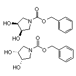 (3R,4S)-rel-1-Cbz-3,4-二羟基吡咯烷