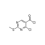 2-(甲硫基)-4-氯嘧啶-5-甲酰氯