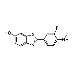 2-[3-氟-4-(甲氨基)苯基]-6-羟基苯并噻唑