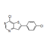 4-氯-6-(4-氯苯基)噻吩并[3,2-d]嘧啶