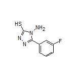 4-氨基-5-(3-氟苯基)-4H-1,2,4-三唑-3-硫醇