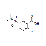 2-氯-5-(N,N-二甲基氨基磺酰基)苯甲酸