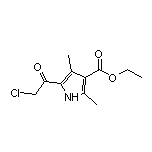 5-(2-氯乙酰基)-2,4-二甲基-1H-吡咯-3-甲酸乙酯