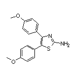 2-氨基-4,5-双(4-甲氧基苯基)噻唑