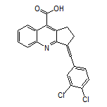 3-(3,4-二氯亚苄基)-2,3-二氢-1H-环戊并[b]喹啉-9-甲酸