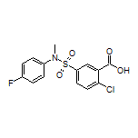 2-氯-5-[N-(4-氟苯基)-N-甲基氨基磺酰基]苯甲酸