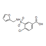 4-氯-3-[N-(呋喃-2-基甲基)氨基磺酰基]苯甲酸