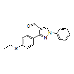 3-[4-(乙硫基)苯基]-1-苯基吡唑-4-甲醛