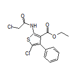5-氯-2-(2-氯乙酰氨基)-4-苯基噻吩-3-甲酸乙酯