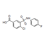 4-氯-3-[N-(4-氟苯基)氨基磺酰基]苯甲酸