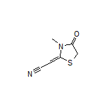 2-(3-甲基-4-氧代噻唑烷-2-亚基)乙腈
