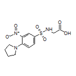 2-[3-硝基-4-(1-吡咯烷基)苯基磺酰氨基]乙酸
