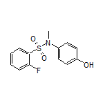 2-氟-N-(4-羟基苯基)-N-甲基苯磺酰胺