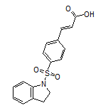 (E)-3-[4-(吲哚啉-1-基磺酰基)苯基]丙烯酸