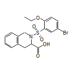 2-[(5-溴-2-乙氧基苯基)磺酰基]-1,2,3,4-四氢异喹啉-3-甲酸
