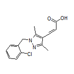 3-[1-(2-氯苄基)-3,5-二甲基-4-吡唑基]丙烯酸