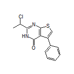 2-(1-氯乙基)-5-苯基噻吩并[2,3-d]嘧啶-4(3H)-酮