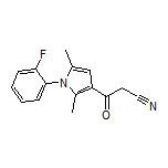 3-[1-(2-氟苯基)-2,5-二甲基-3-吡咯基]-3-氧代丙腈