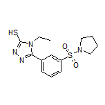 4-乙基-5-[3-(吡咯烷-1-基磺酰基)苯基]-4H-1,2,4-三唑-3-硫醇