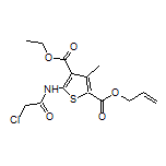 5-(2-氯乙酰氨基)-3-甲基噻吩-2,4-二甲酸-2-烯丙酯-4-乙酯