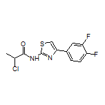 2-氯-N-[4-(3,4-二氟苯基)-2-噻唑基]丙酰胺