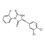 5-(3,4-二氯亚苄基)-3-(2-氟苯基)-2-硫代咪唑烷-4-酮