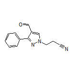 3-(4-甲酰基-3-苯基-1-吡唑基)丙腈