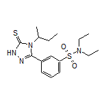 3-[4-(仲丁基)-5-巯基-4H-1,2,4-三唑-3-基]-N,N-二乙基苯磺酰胺