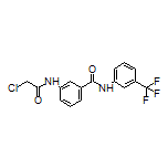 3-(2-氯乙酰氨基)-N-[3-(三氟甲基)苯基]苯甲酰胺