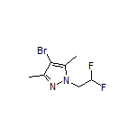 4-溴-1-(2,2-二氟乙基)-3,5-二甲基吡唑
