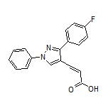 3-[3-(4-氟苯基)-1-苯基-4-吡唑基]丙烯酸