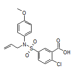 5-[N-烯丙基-N-(4-甲氧基苯基)氨基磺酰基]-2-氯苯甲酸