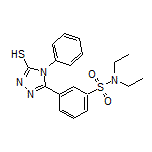 N,N-二乙基-3-(5-巯基-4-苯基-4H-1,2,4-三唑-3-基)苯磺酰胺