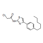 2-氯-N-[4-(4-己基苯基)-2-噻唑基]乙酰胺