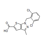 1-(2,6-二氯苄基)-3-甲基-1H-噻吩并[2,3-c]吡唑-5-甲酸