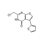 2-(氯甲基)-5-(2-噻吩基)噻吩并[2,3-d]嘧啶-4(3H)-酮