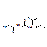 2-氯-N-[2-[(2-甲氧基-5-甲基苯基)氨基]-2-氧代乙基]乙酰胺