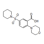 2-(4-吗啉基)-5-(1-哌啶基磺酰基)苯甲酸