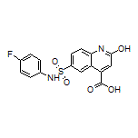 6-[N-(4-氟苯基)氨基磺酰基]-2-羟基喹啉-4-甲酸