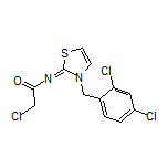 2-氯-N-[3-(2,4-二氯苄基)噻唑-2(3H)-亚基]乙酰胺