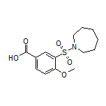 3-(氮杂环庚烷-1-基磺酰基)-4-甲氧基苯甲酸