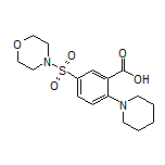 5-[(4-吗啉基)磺酰基]-2-(1-哌啶基)苯甲酸