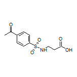 3-(4-乙酰基苯基磺酰氨基)丙酸
